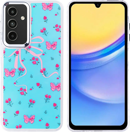 Galaxy A15 Kılıf Airbag Tasarımlı Mnc Hadra Kapak - Kelebek