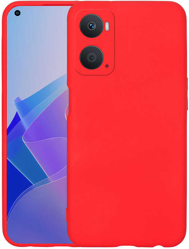Oppo A96 4g Kılıf Mnc Mara Laaakan Kapak-Kırmızı