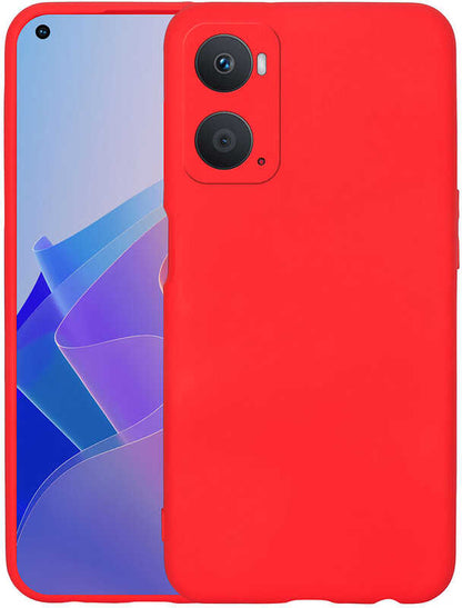 Oppo A96 4g Kılıf Mnc Mara Laaakan Kapak-Kırmızı