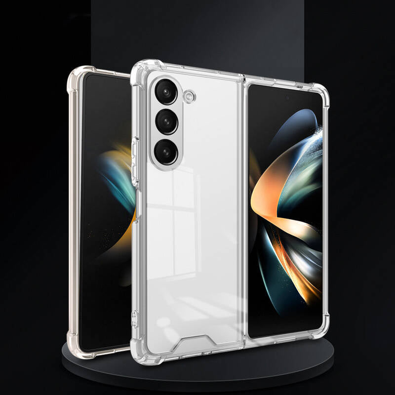 Galaxy Z Fold 5 Kılıf Mnc Nitro Anti Shock Silikon-Renksiz