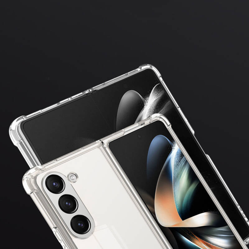 Galaxy Z Fold 5 Kılıf Mnc Nitro Anti Shock Silikon-Renksiz