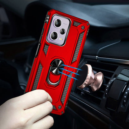 Xiaomi Redmi Note 12 Pro 5g Kılıf Mnc Vega Kapak-Kırmızı