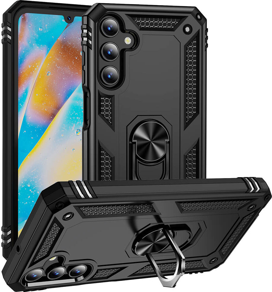 Galaxy A15 Kılıf Mnc Vega Kapak-Siyah