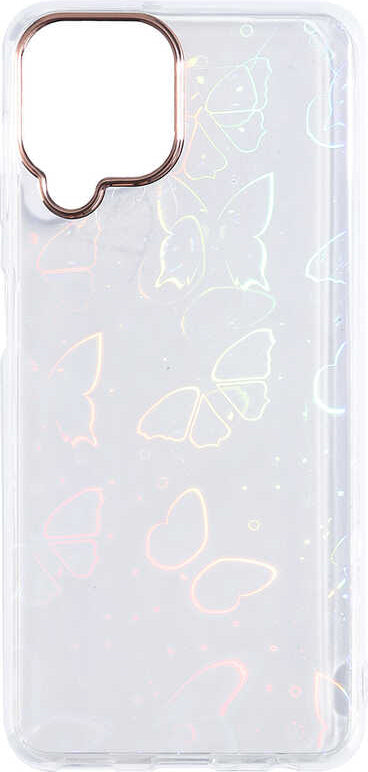 Galaxy A22 4g Kılıf Mnc Sidney Desenli Sert Kapak-Butterfly No2