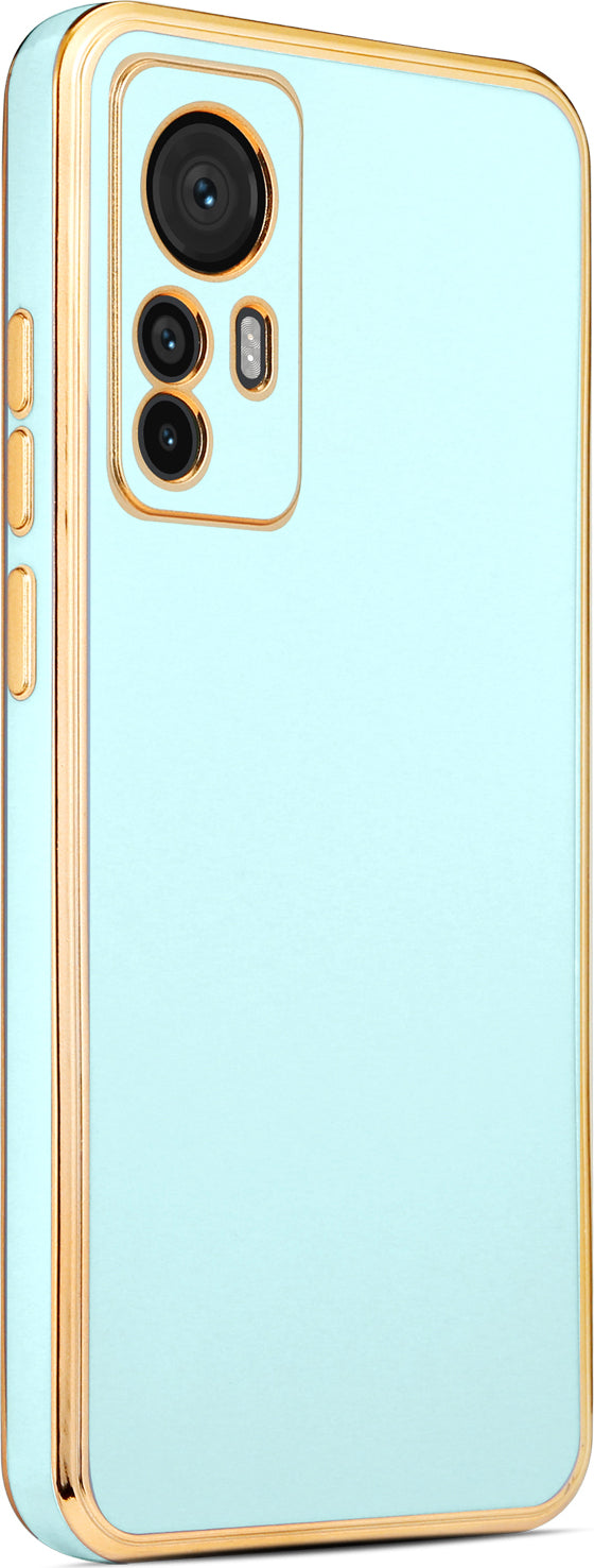 Xiaomi Mi 12T Pro Kılıf Mnc Bark Kapak-Mavi Açık