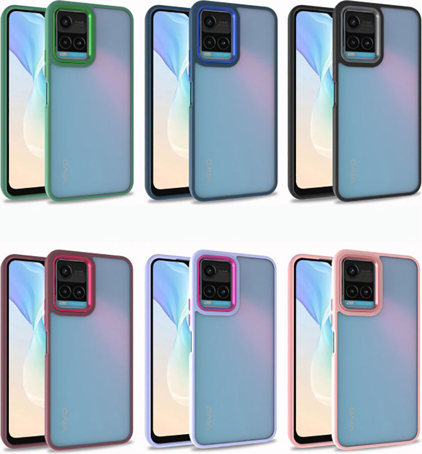 Vivo Y21S Kılıf Mnc Flora Kapak-Yeşil