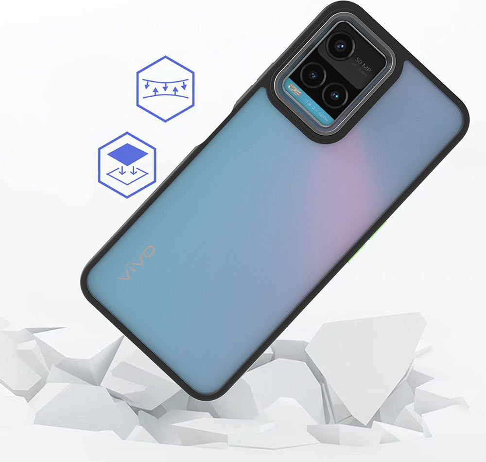 Vivo Y21S Kılıf Mnc Flora Kapak-Yeşil