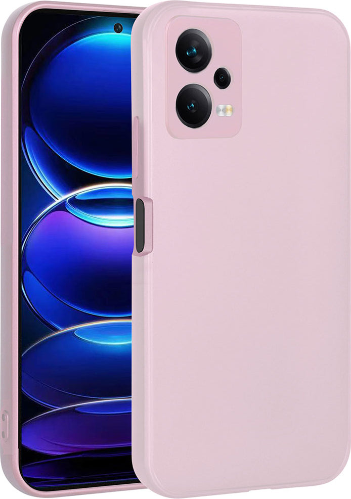 Xiaomi Redmi Note 12 5g Kılıf Mnc Premier Silikon Kapak-Rose Gold