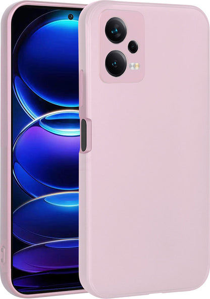 Xiaomi Redmi Note 12 5g Kılıf Mnc Premier Silikon Kapak-Rose Gold