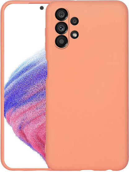 Galaxy A73 Kılıf Mnc Mara Laaakan Kapak-Turuncu