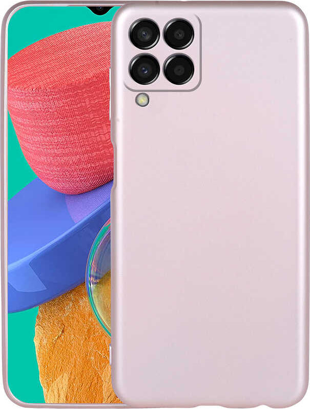 Galaxy M33 Kılıf Mnc Premier Silikon Kapak-Rose Gold