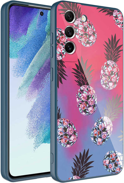 Galaxy S21 Fe Kılıf Kamera Korumalı Desenli Sert Silikon Mnc Epoksi Kapak-No3