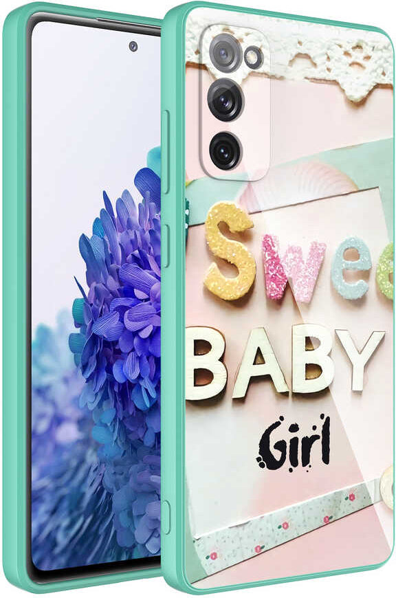 Galaxy S20 Fe Kılıf Kamera Korumalı Desenli Sert Silikon Mnc Epoksi Kapak-No5