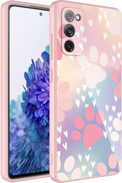 Galaxy S20 Fe Kılıf Kamera Korumalı Desenli Sert Silikon Mnc Epoksi Kapak-No4