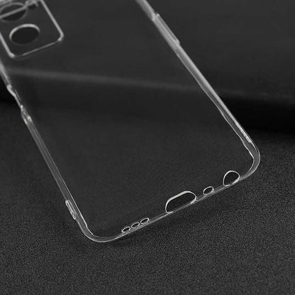 Oppo A76 Kılıf Mnc Süper Silikon Kapak-Renksiz
