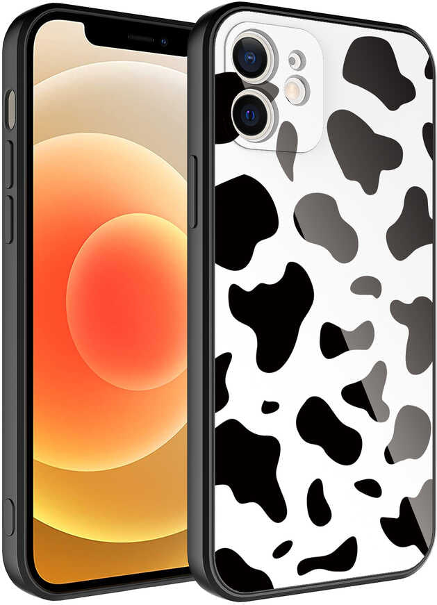 iPhone 12 Uyumlu Kamera Korumalı Desenli Sert Silikon Mnc Epoksi Kapak-No7