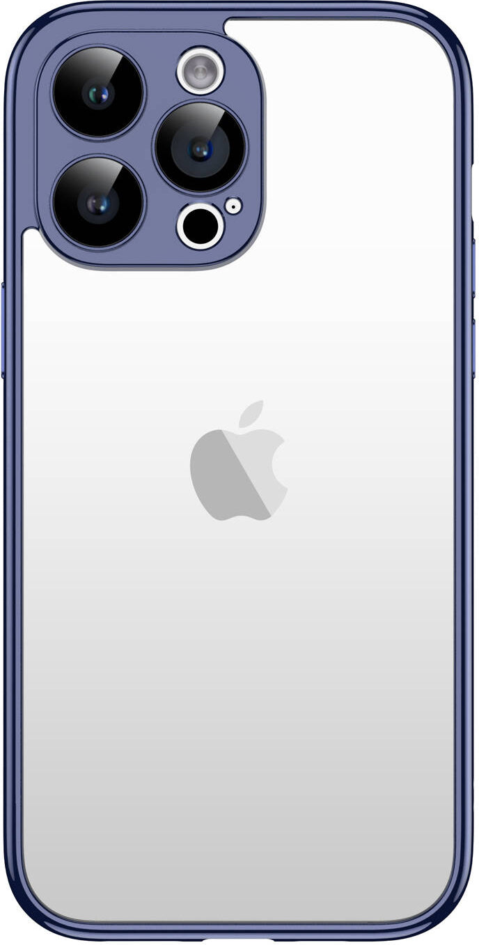 iPhone 15 Pro Max Uyumlu Mnc Kamera Korumalı Bontez Bumper-Lacivert