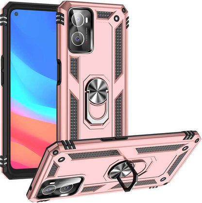 Oppo A96 4g Kılıf Mnc Vega Kapak-Rose Gold