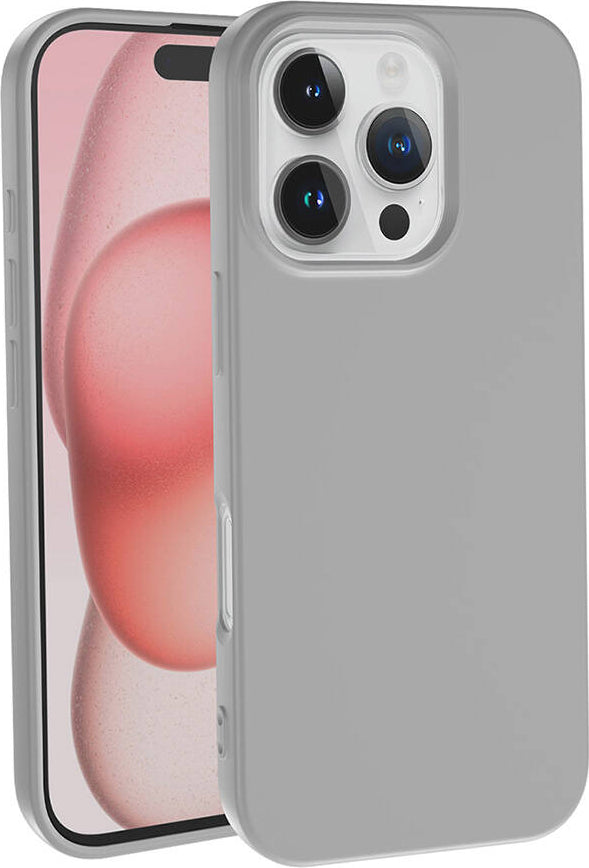 Apple iPhone 16 Pro Kılıf Mnc Lsr Laaakan Kapak-Gümüş