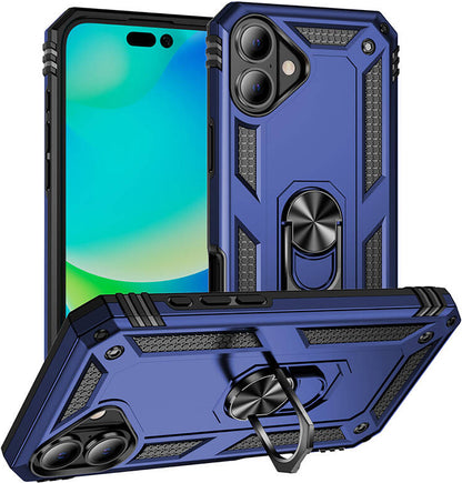 Apple iPhone 16 Plus Kılıf Mnc Vega Kapak-Mavi