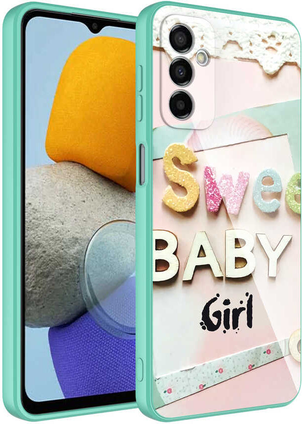 Galaxy M23 Kılıf Kamera Korumalı Desenli Sert Silikon Mnc Epoksi Kapak-No5