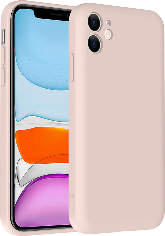 iPhone 11 Kılıf Kamera Korumalı Kartlık Hazneli Mnc Vitra Kapak - Pembe