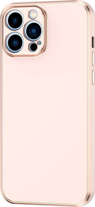 iPhone 13 Pro Max Uyumlu Mnc Bark Kapak-Rose Gold