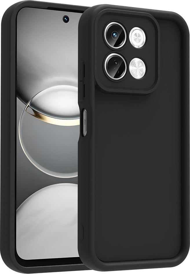 Tecno Spark 30 4g Kılıf Kamera Korumalı Mnc Ananas Kapak - Siyah