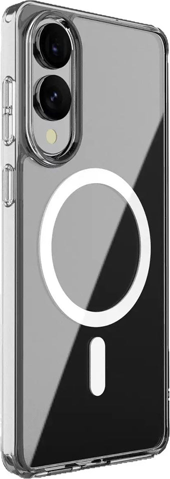 Galaxy S25 Edge Kılıf Kamera Korumalı M-Safe Sert Pc Mnc Porto Kapak - Şeffaf