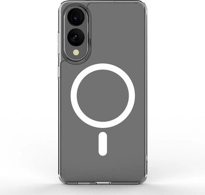 Galaxy S25 Edge Kılıf Kamera Korumalı M-Safe Sert Pc Mnc Porto Kapak - Şeffaf