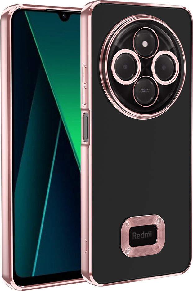 Redmi 14C 4g Kılıf Kamera Korumalı Logo Gösteren Mnc Omega Kapak - Sierra Mavi