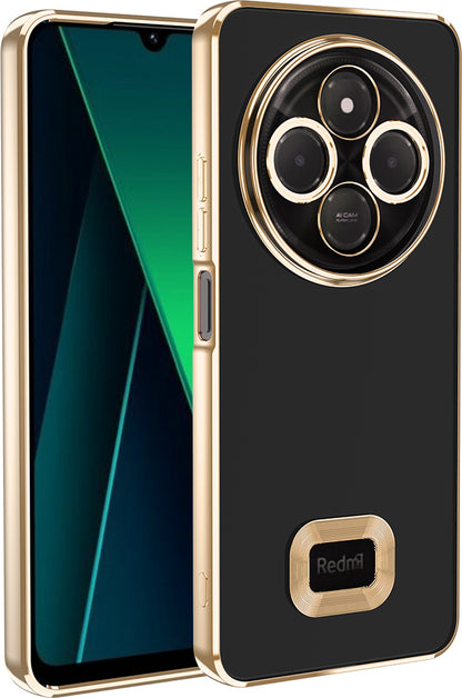 Redmi 14C 4g Kılıf Kamera Korumalı Logo Gösteren Mnc Omega Kapak - Sierra Mavi