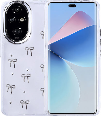 Honor 200 Kılıf Airbag Tasarımlı Simli Şeffaf Mnc Kutup Kapak - Fiyonk