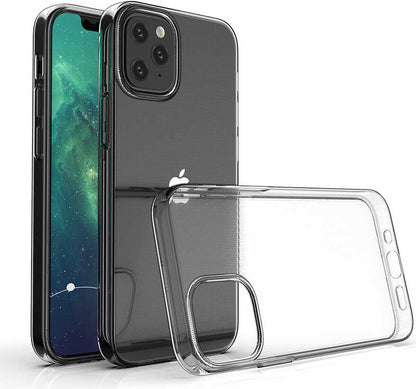 iPhone 12 Mini Uyumlu Mnc Süper Silikon Kapak-Renksiz