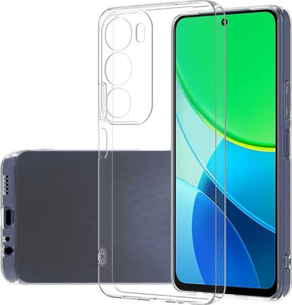 Vivo Y19S Kılıf Mnc Süper Silikon Kapak - Şeffaf