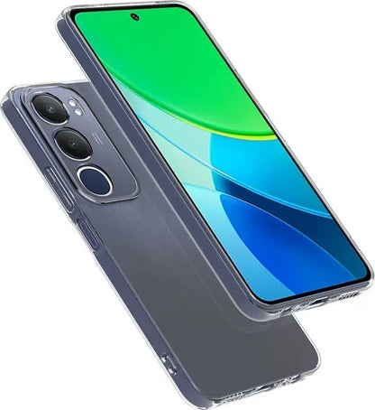 Vivo Y19S Kılıf Mnc Süper Silikon Kapak - Şeffaf