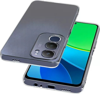 Vivo Y19S Kılıf Mnc Süper Silikon Kapak - Şeffaf