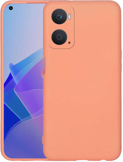 Oppo A76 Kılıf Mnc Mara Laaakan Kapak-Turuncu