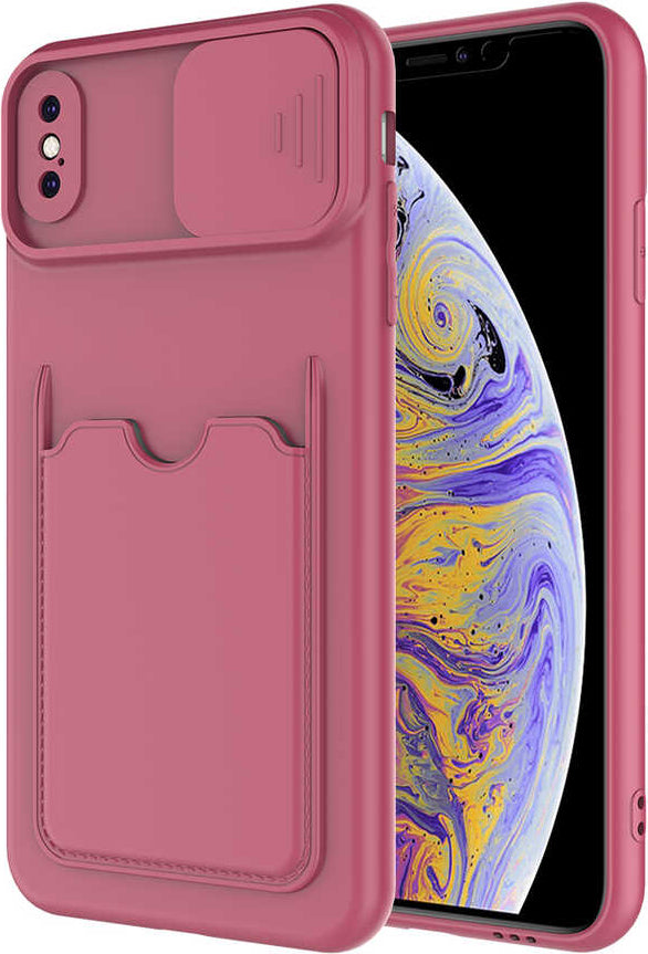 iPhone Xs 5.8 Uyumlu mnc Kartix Kapak-Koyu Mor
