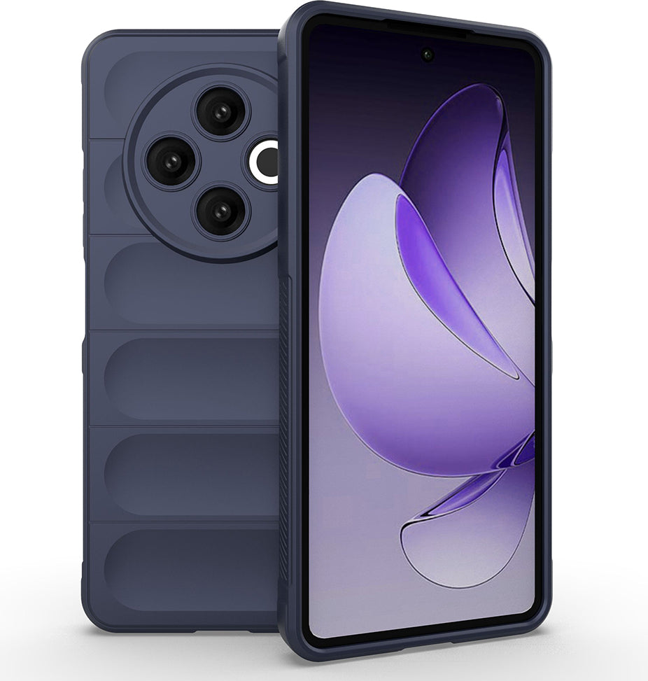 Tecno Spark 30 4g Kılıf Esnek Tpu Oyuklu Arka Yüzey Tasarımlı Mnc Etnik Silikon Kapak - Siyah