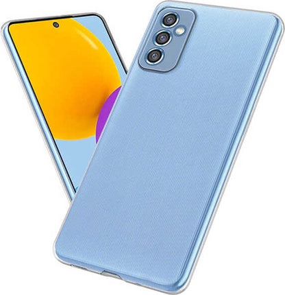 Galaxy A03S Kılıf Mnc Kamera Korumalı Süper Silikon Kapak-Renksiz