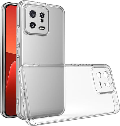 Xiaomi Mi 13 Pro Kılıf Mnc Kamera Korumalı Süper Silikon Kapak-Renksiz