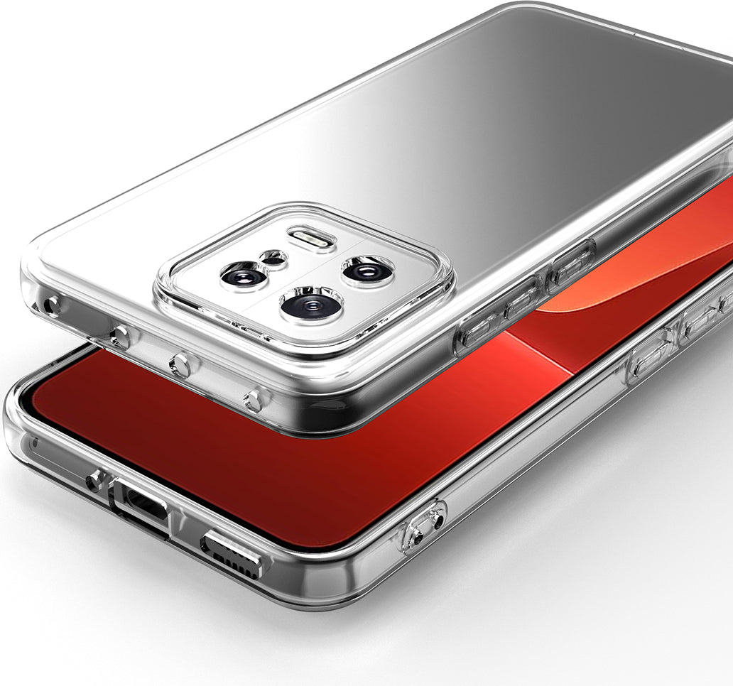 Xiaomi Mi 13 Pro Kılıf Mnc Kamera Korumalı Süper Silikon Kapak-Renksiz