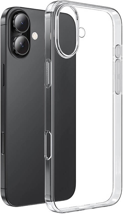 Apple iPhone 16 Plus Kılıf Mnc Süper Silikon Kapak-Şeffaf