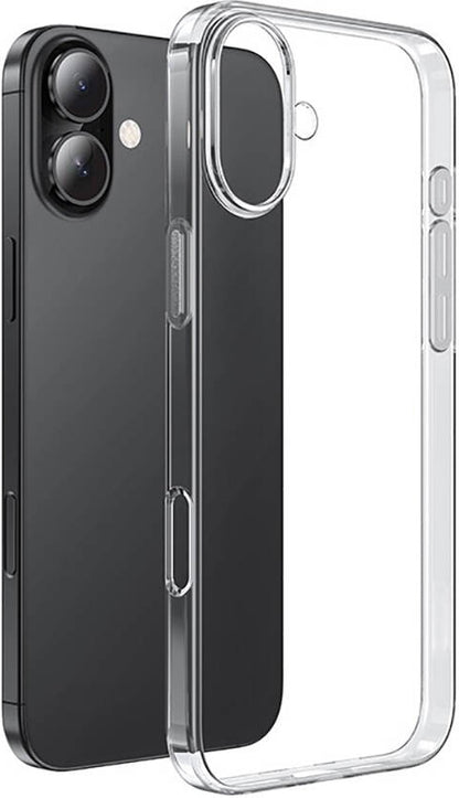 Apple iPhone 16 Plus Kılıf Mnc Süper Silikon Kapak-Şeffaf