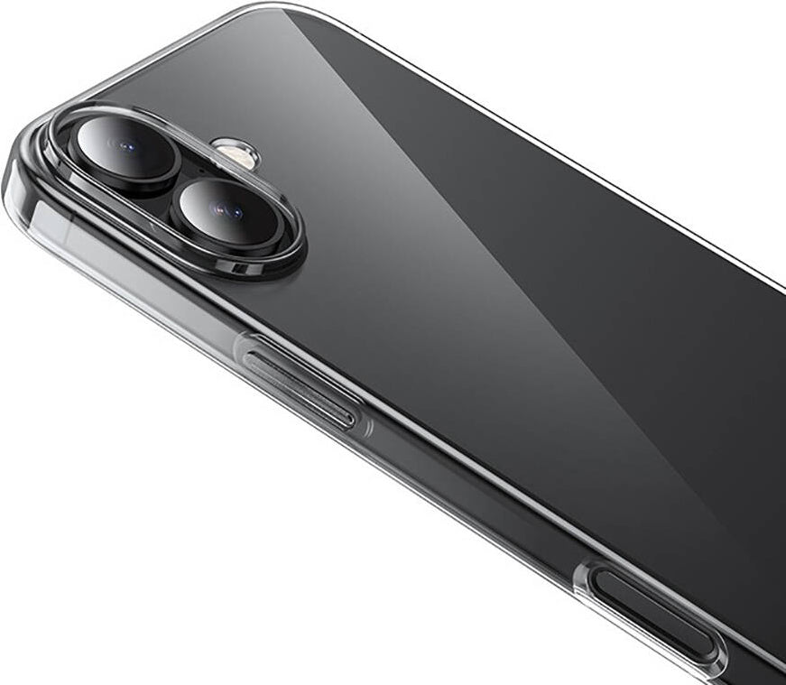 Apple iPhone 16 Plus Kılıf Mnc Süper Silikon Kapak-Şeffaf