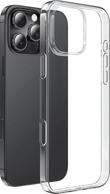 Apple iPhone 16 Pro Kılıf Mnc Süper Silikon Kapak-Şeffaf