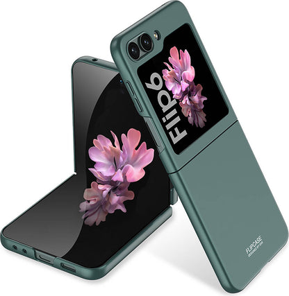 Galaxy Z Flip 6 Kılıf Mnc Sert Kıpta Kapak-Koyu Yeşil