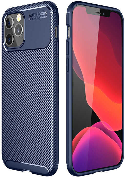iPhone 12 Pro Max Uyumlu Mnc Negro Silikon Kapak-Lacivert