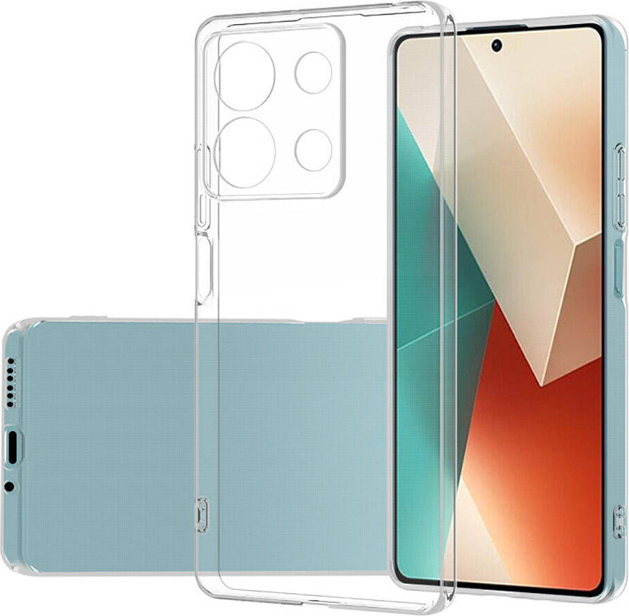 Xiaomi Redmi Note 13 Pro 5g Kılıf Mnc Süper Silikon Kapak-Renksiz